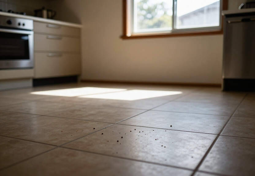 Kitchen free of ants after pest control service